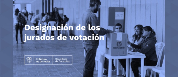Designación de los jurados de votación en el Consulado de Colombia en Shanghái para la segunda vuelta de las Elecciones Presidenciales