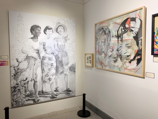 Cinco ilustradores colombianos del colectivo Casa Tinta exponen sus obras en el Shanghai Art Collection Museum