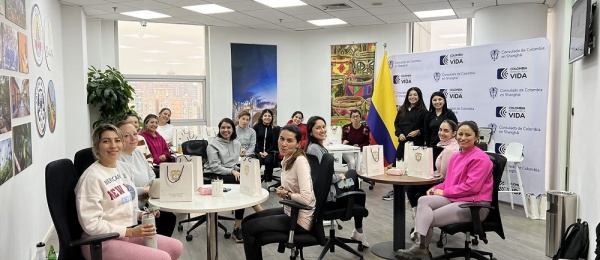 Con talleres el Consulado de Colombia en Shanghái conmemoró el Día Internacional de la Mujer