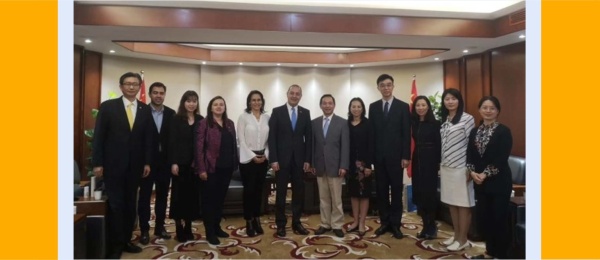 Embajador de Colombia se reunió con el Presidente del Consejo Chino para Fomento de Comercio Internacional de Shanghái – CCPIT Shanghai