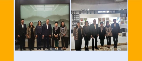 La Cónsul en Shanghái acompañó el encuentro del Embajador de Colombia en China con la Gerente General del Departamento de Desarrollo Estratégico de Greenland Business and Trade Group